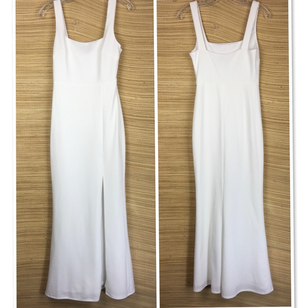 BHLDN Blake Square-Neck Stretch Crepe Gown Maxi Dress Size XS - Picture 5 of 14